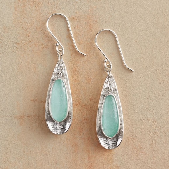 Jewelry - Roman Glass Petal Earrings